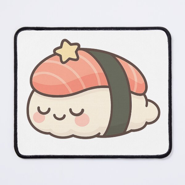 Item preview, Sleeping Kawaii Sushi – Nigiri with Nori and Star designed and sold by ALBANAT.