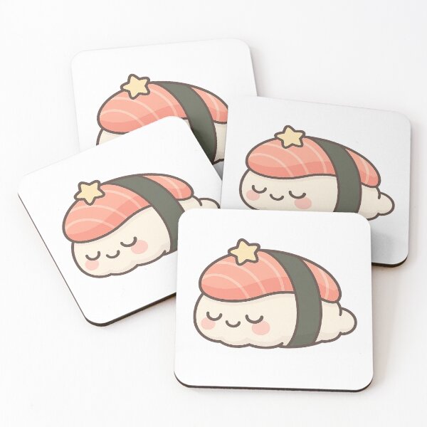 Item preview, Sleeping Kawaii Sushi – Nigiri with Nori and Star designed and sold by ALBANAT.