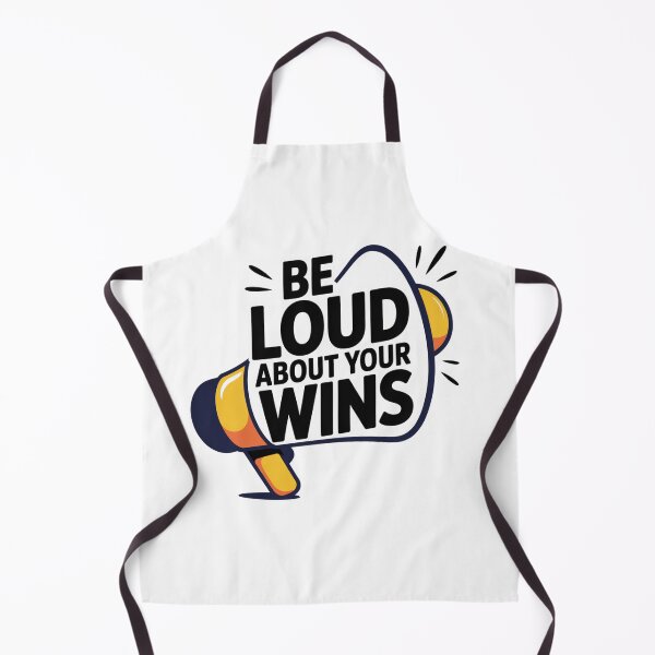 Item preview, Be Loud About Your Wins – Megaphone Motivation Quote designed and sold by ArtByYunus.