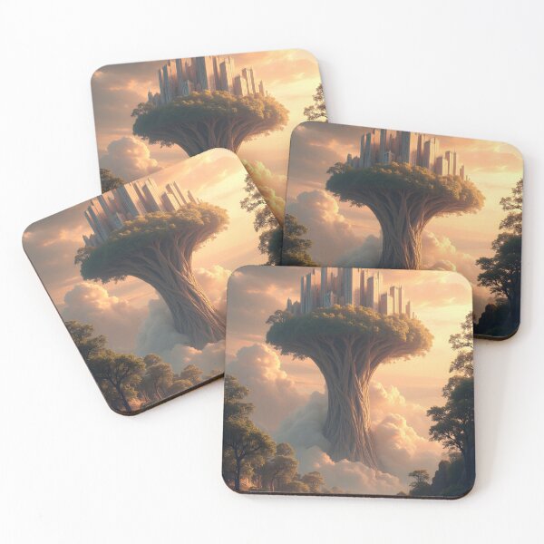 Item preview, The Floating City Tree designed and sold by oanaunciuleanu.