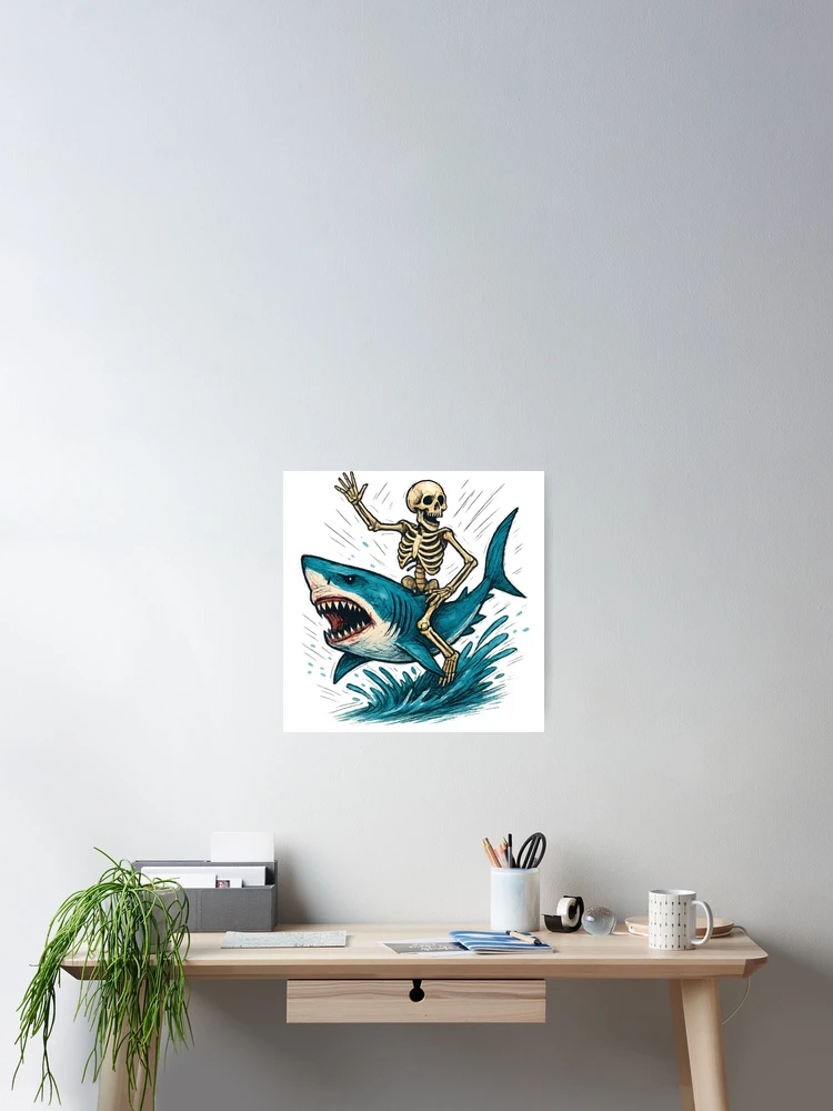 Thumbnail 2 of 3, Poster, Bone Rider designed and sold by BB Dragon.
