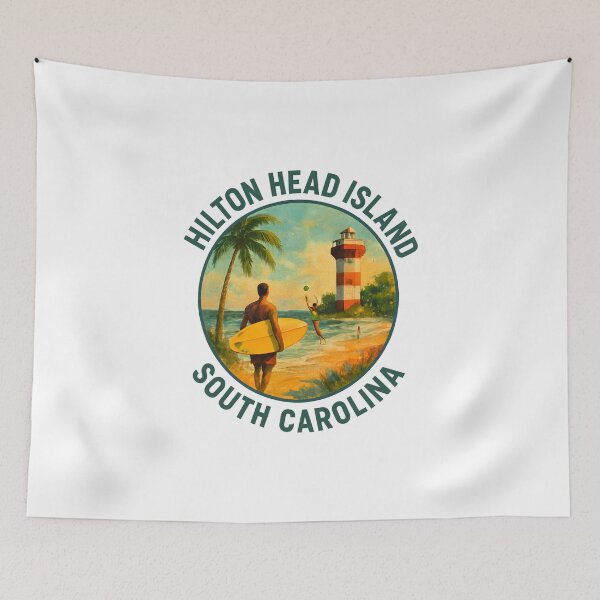 Item preview, Hilton Head Island - South Carolina Beach Scene designed and sold by inkNext.