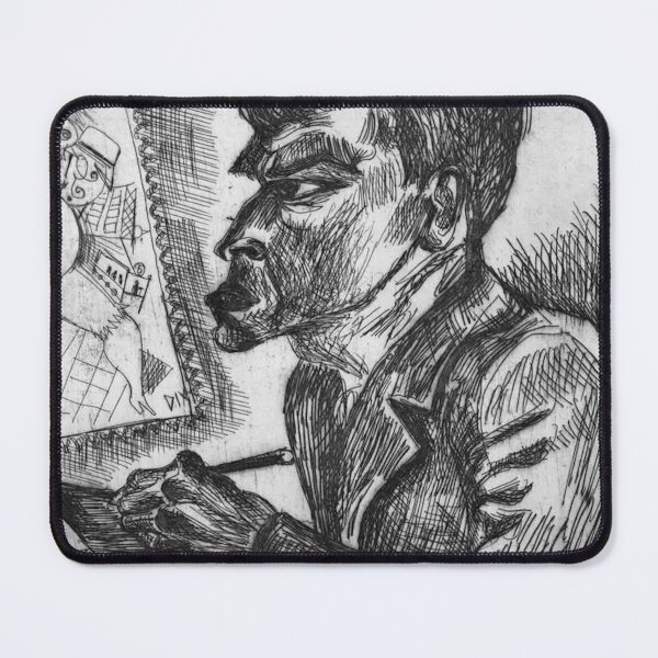 Item preview, Portrait of Otto Dix designed and sold by Ichneumon-art.