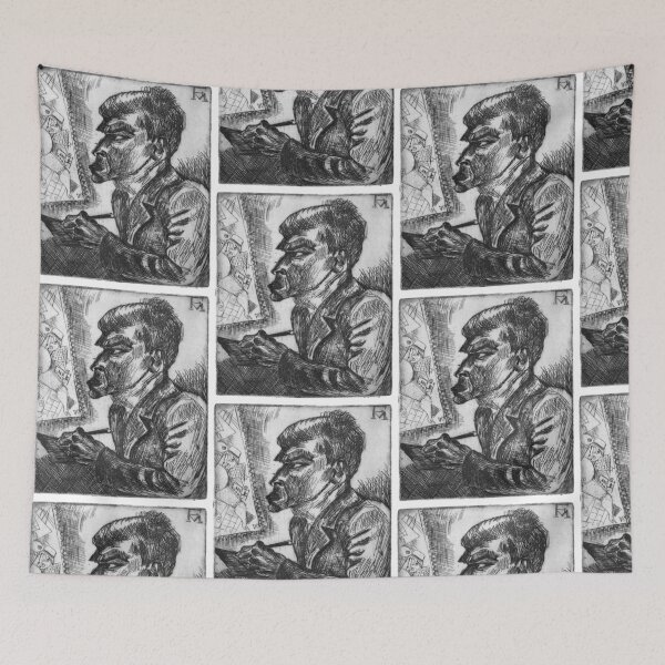 Item preview, Portrait of Otto Dix designed and sold by Ichneumon-art.