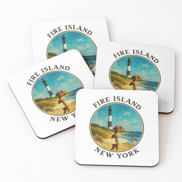 Item preview, Fire Island New York Beach Scene designed and sold by inkNext.