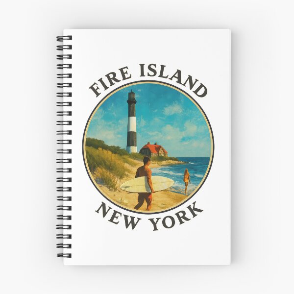 Item preview, Fire Island New York Beach Scene designed and sold by inkNext.