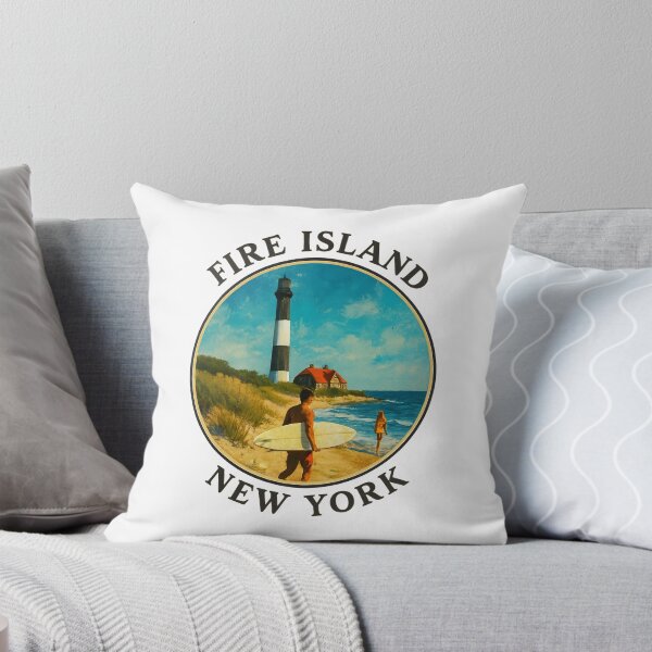 Item preview, Fire Island New York Beach Scene designed and sold by inkNext.
