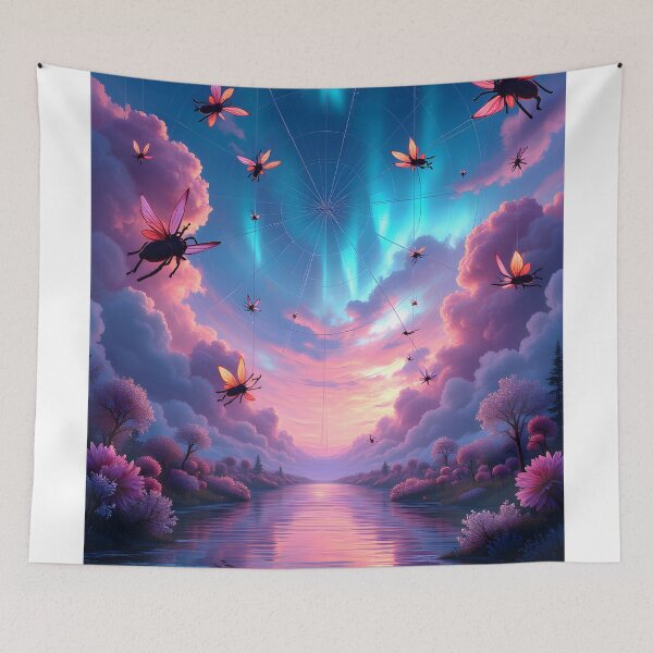 Item preview, Celestial Dance of the Fireflies designed and sold by oanaunciuleanu.