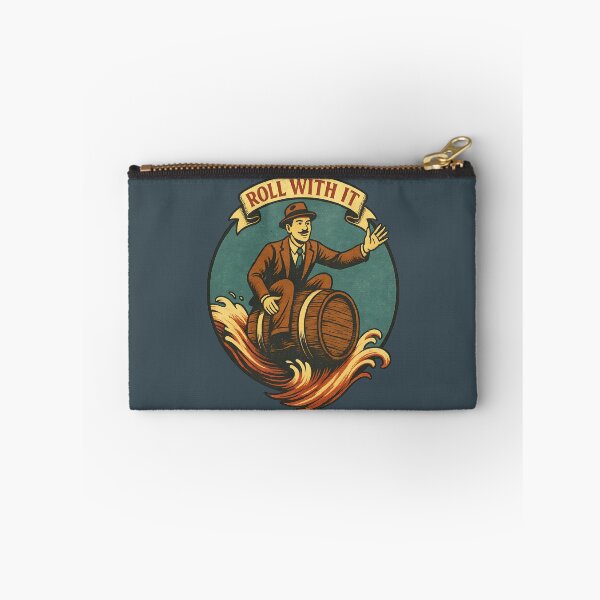 Item preview, Roll With It Retro Barrel Rider designed and sold by Shoot-The-Moon.