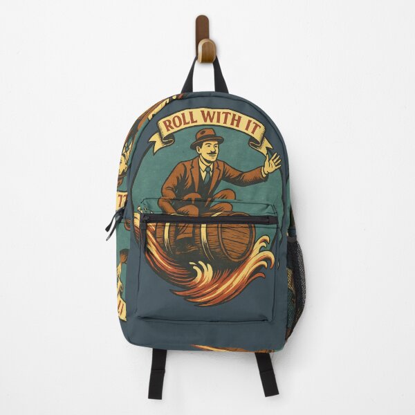 Item preview, Roll With It Retro Barrel Rider designed and sold by Shoot-The-Moon.
