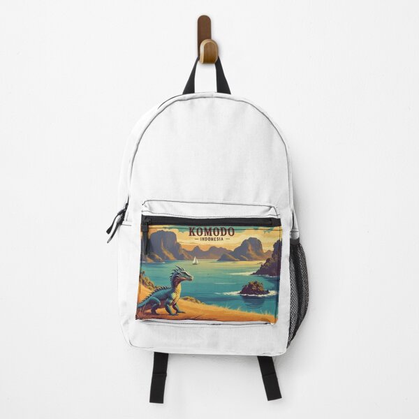 Item preview, Komodo, Indonesia, with coastal scenery and legendary dragon designed and sold by StormArte.