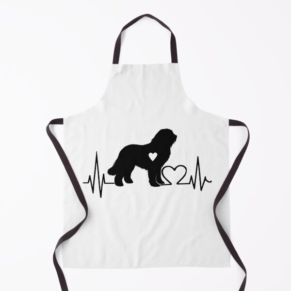 Item preview, South Russian Ovcharka EKG Line Minimalist Silhouette – Dog Lover Design designed and sold by GoodyPaws.