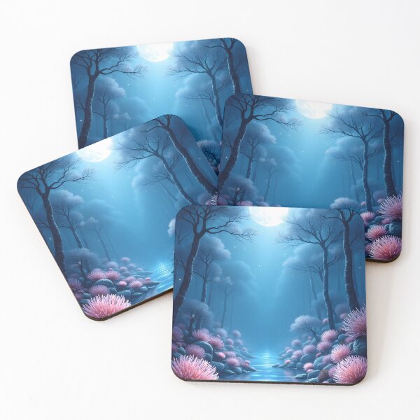 Item preview, Moonlit Serenity in an Enchanted Forest designed and sold by oanaunciuleanu.