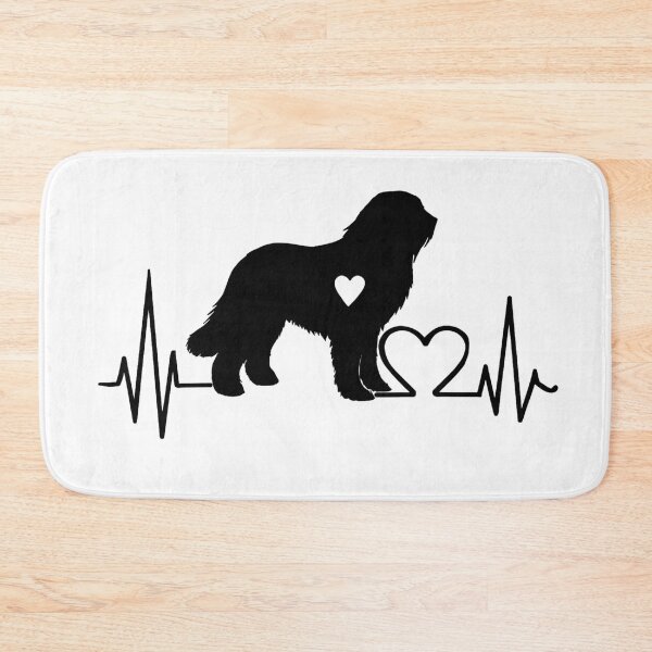 Item preview, South Russian Ovcharka EKG Line Minimalist Silhouette – Dog Lover Design designed and sold by GoodyPaws.