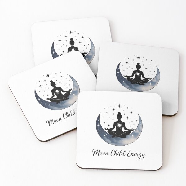 Item preview, Moon Child Energy – Celestial Meditation Woman	 designed and sold by ArtByYunus.