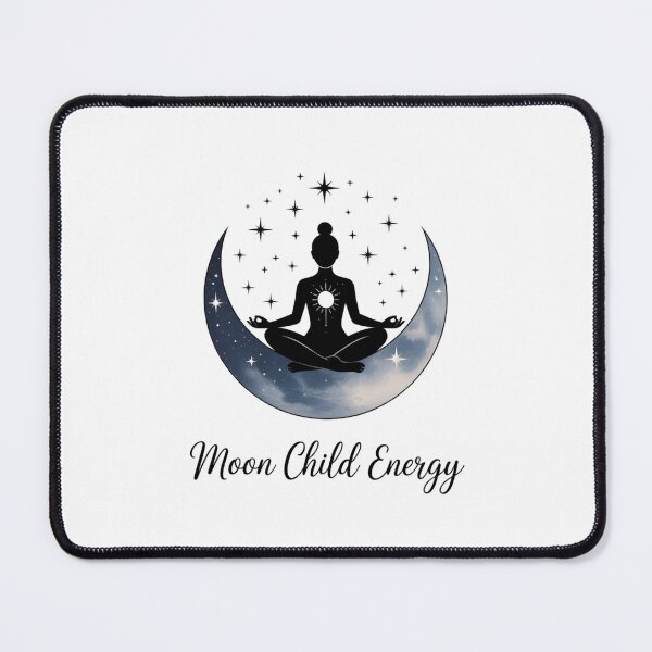 Item preview, Moon Child Energy – Celestial Meditation Woman	 designed and sold by ArtByYunus.