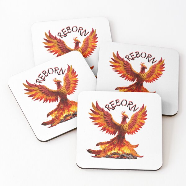 Item preview, Fiery Phoenix Rising with ‘Reborn’ designed and sold by snurx.