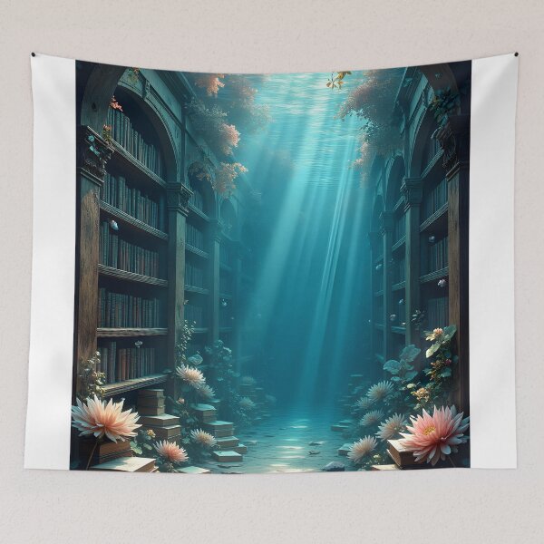 Item preview, The Enchanted Library of Light designed and sold by oanaunciuleanu.