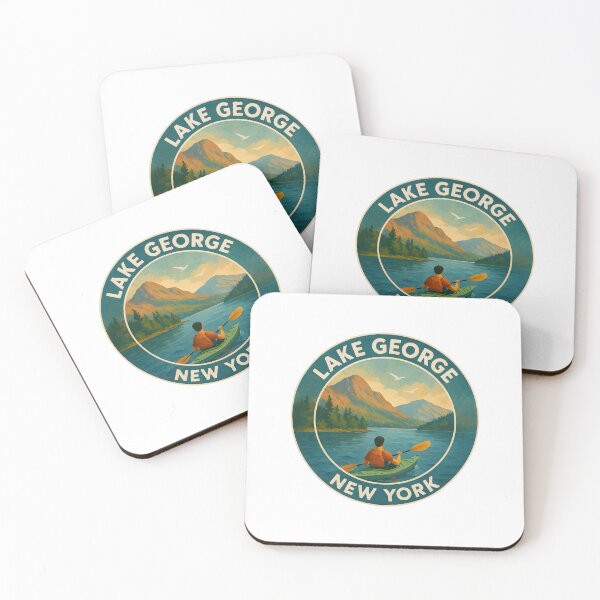 Item preview, Lake George New York - Scenic Mountain Lake Landscape designed and sold by inkNext.
