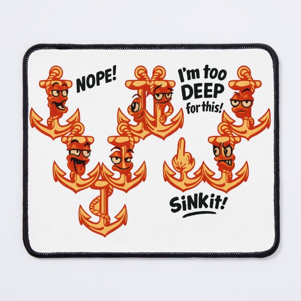 Item preview, Rude Funny W ANCHOR designed and sold by Uglyandcute.
