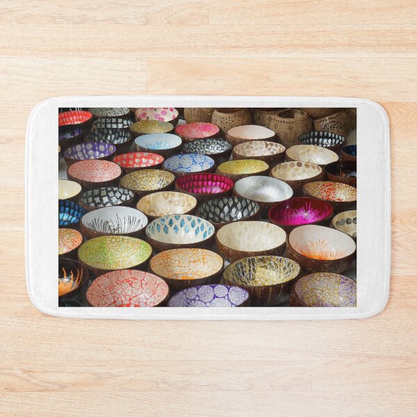 Item preview, Colourful painted bowls on market stall  designed and sold by Umdash919.