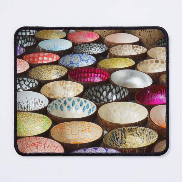 Item preview, Colourful painted bowls on market stall  designed and sold by Umdash919.
