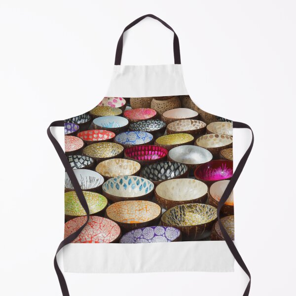 Item preview, Colourful painted bowls on market stall  designed and sold by Umdash919.