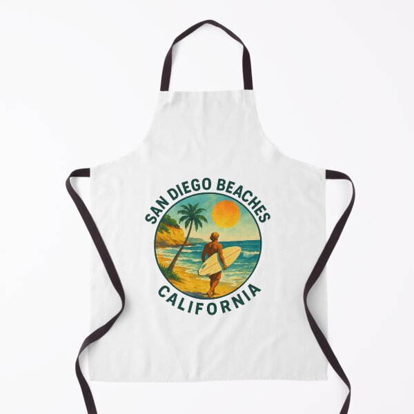 Item preview, San Diego Beaches - California Coastal Surf and Summer Vibes designed and sold by inkNext.