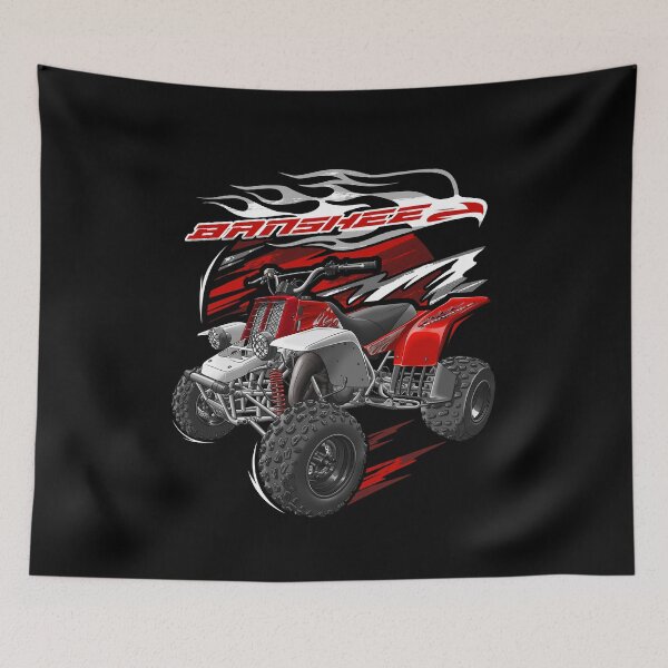 Artikelvorschau, Yamaha Banshee 350 2009 für Motorradfahrer entworfen und verkauft von MotoApparelHub.