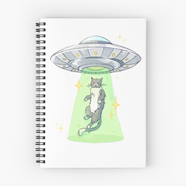 Item preview, UFO Cat Abduction designed and sold by ashleynicoledraws.