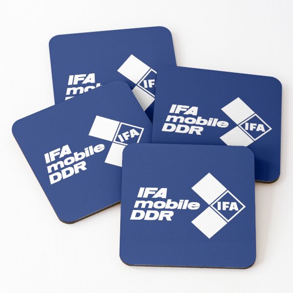 Item preview, IFA Mobile DDR Logo (white) designed and sold by VEB Ostladen.