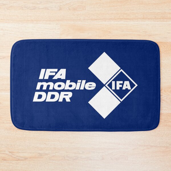 Item preview, IFA Mobile DDR Logo (white) designed and sold by VEB Ostladen.