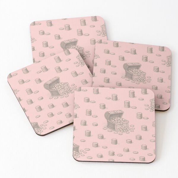 Item preview, Treasure Chests & Coins Pattern designed and sold by SassyArtistry.