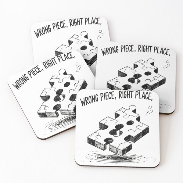 Item preview, Wrong Piece, Right Place designed and sold by Ic0nArt.