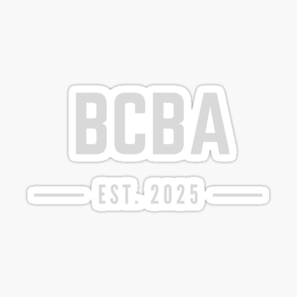 Item preview, BCBA est. 2025 designed and sold by Setting the Pace: Behavior & Wellness.
