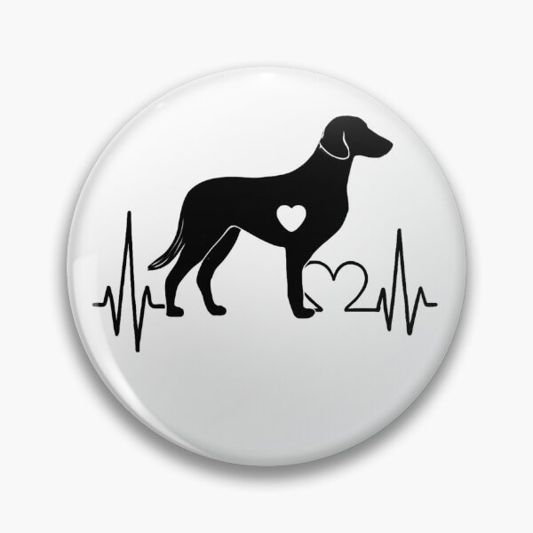 Item preview, Majorca Shepherd Dog EKG Line Minimalist Silhouette – Dog Lover Design designed and sold by GoodyPaws.