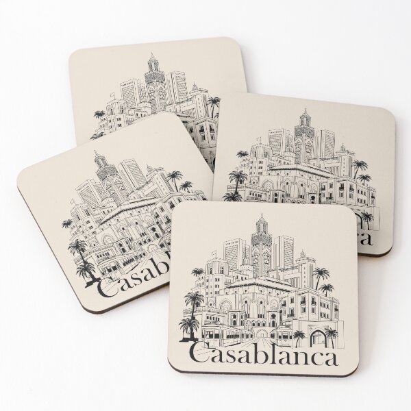 Item preview, Casablanca city designed and sold by illustroken.