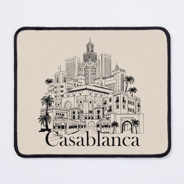 Item preview, Casablanca city designed and sold by illustroken.