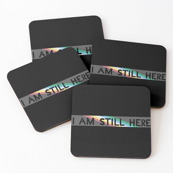 Item preview, I Am Still Here (disabled solid letter) designed and sold by DrakkenStickers.