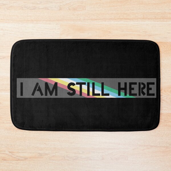 Item preview, I Am Still Here (disabled solid letter) designed and sold by DrakkenStickers.