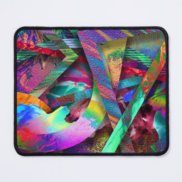 Item preview, colorful collage of curious textures 5 designed and sold by chambergambit.