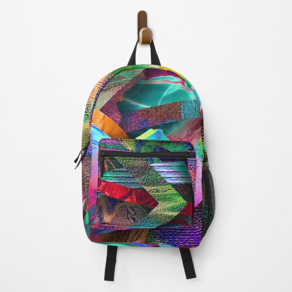 Item preview, colorful collage of curious textures 5 designed and sold by chambergambit.