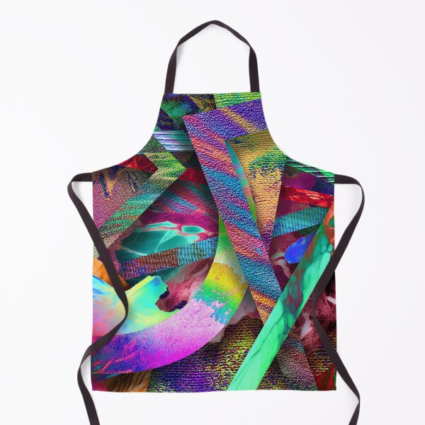 Item preview, colorful collage of curious textures 5 designed and sold by chambergambit.