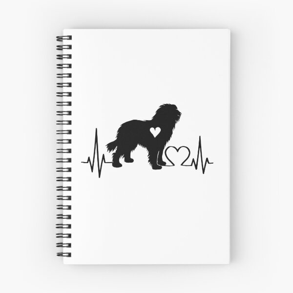 Item preview, Dutch Schapendoes EKG Line Minimalist Silhouette – Dog Lover Design designed and sold by GoodyPaws.