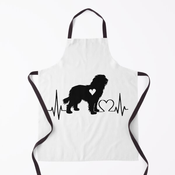 Item preview, Dutch Schapendoes EKG Line Minimalist Silhouette – Dog Lover Design designed and sold by GoodyPaws.