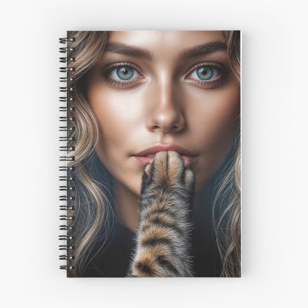 Item preview, Cat Silencing a Woman designed and sold by Maria Dryfhout.