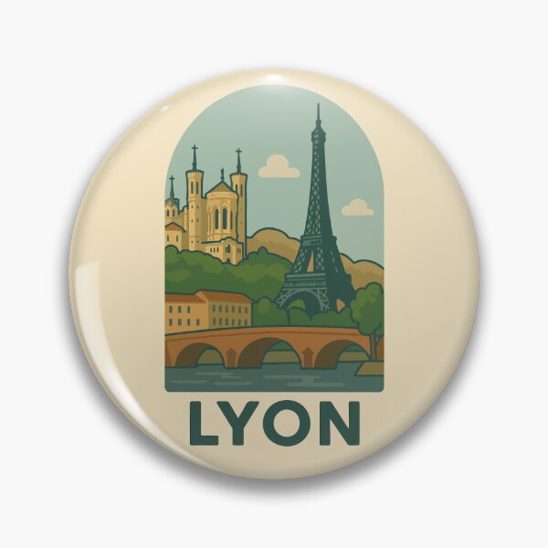 Item preview, Lyon Travel Souvenir Sticker designed and sold by rogue-design.