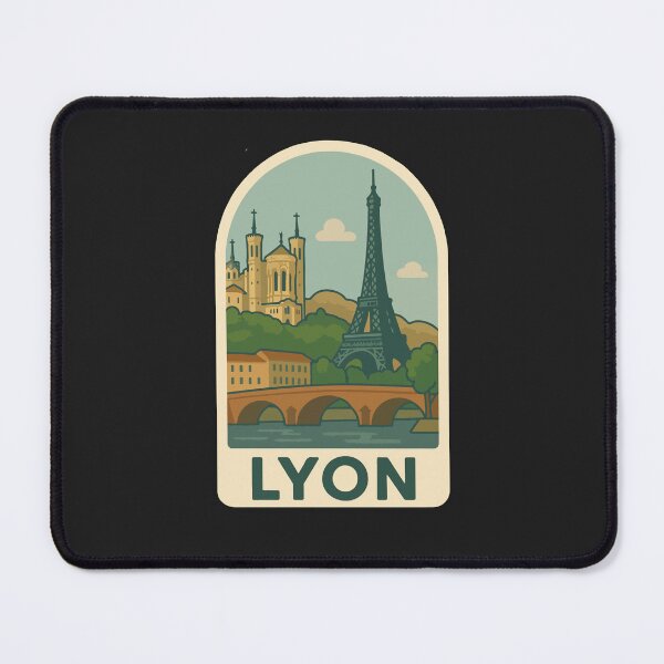 Item preview, Lyon Travel Souvenir Sticker designed and sold by rogue-design.