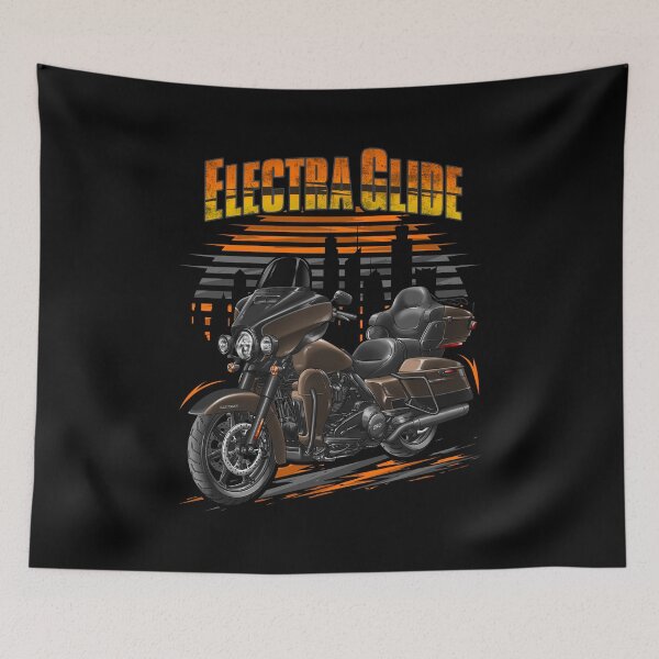 Item preview, Motorcycle Ultra Limited FLHTK 2021 (River Rock Gray Denim & Black Denim - Black Finish) for Motorcycle Riders designed and sold by MotoApparelHub.