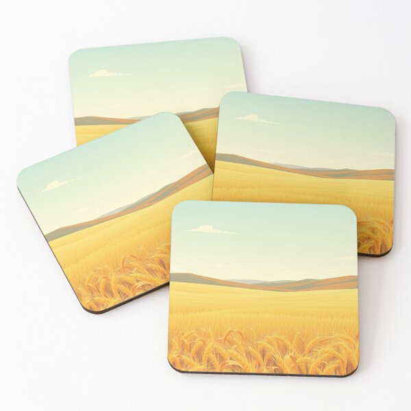 Item preview,  Wheat Field Landscape - Vintage Nature Art  designed and sold by MiraLumeStudio.